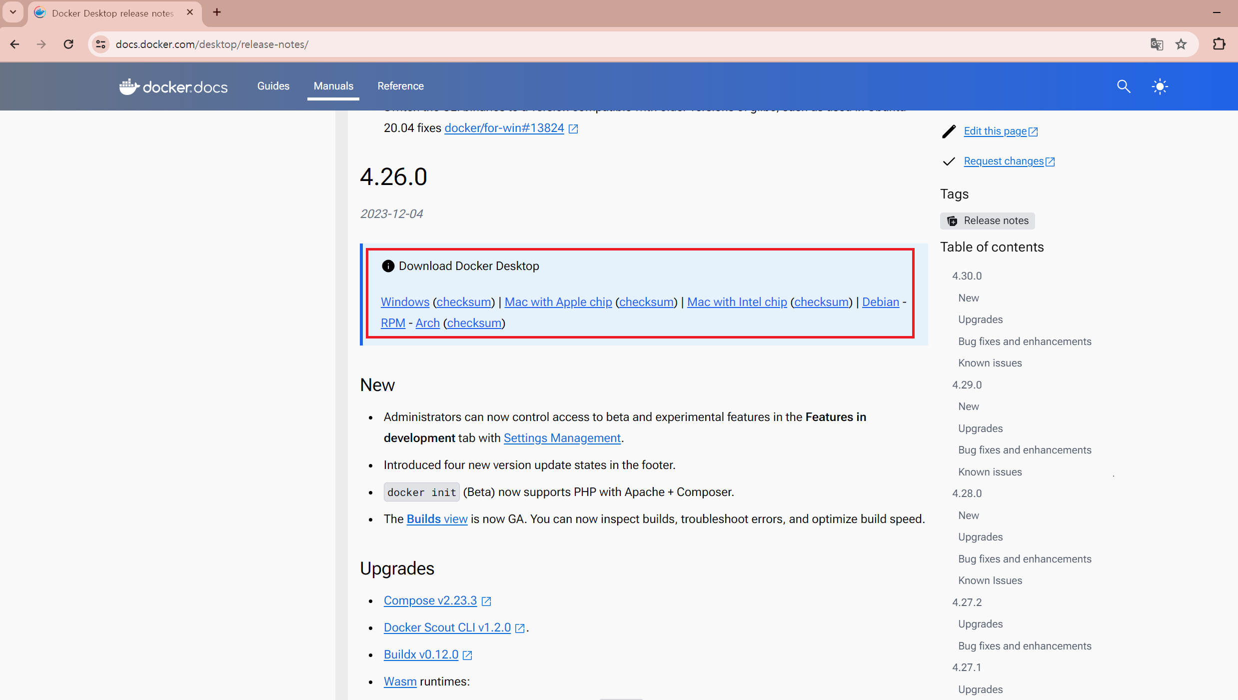 Docker Desktop 다운로드