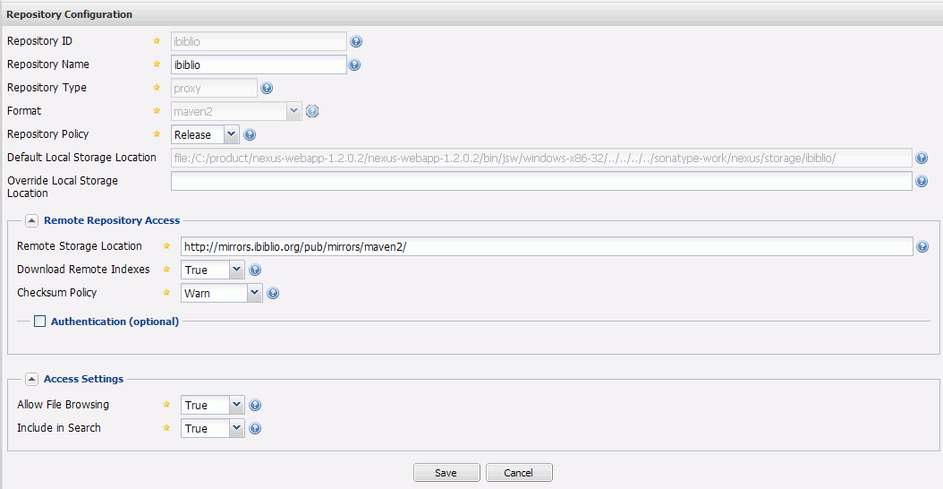 Nexus 리포지토리 추가 2