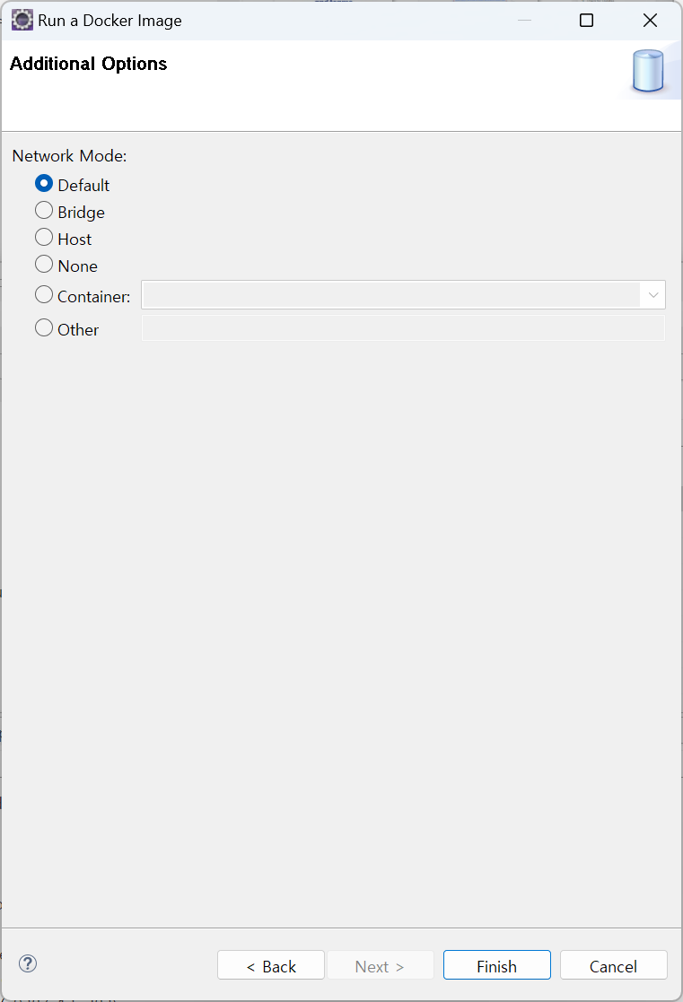 Run 이미지 네트워크