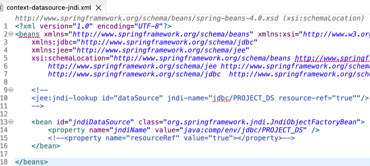 생성된 Configuration 파일 확인 (XML)