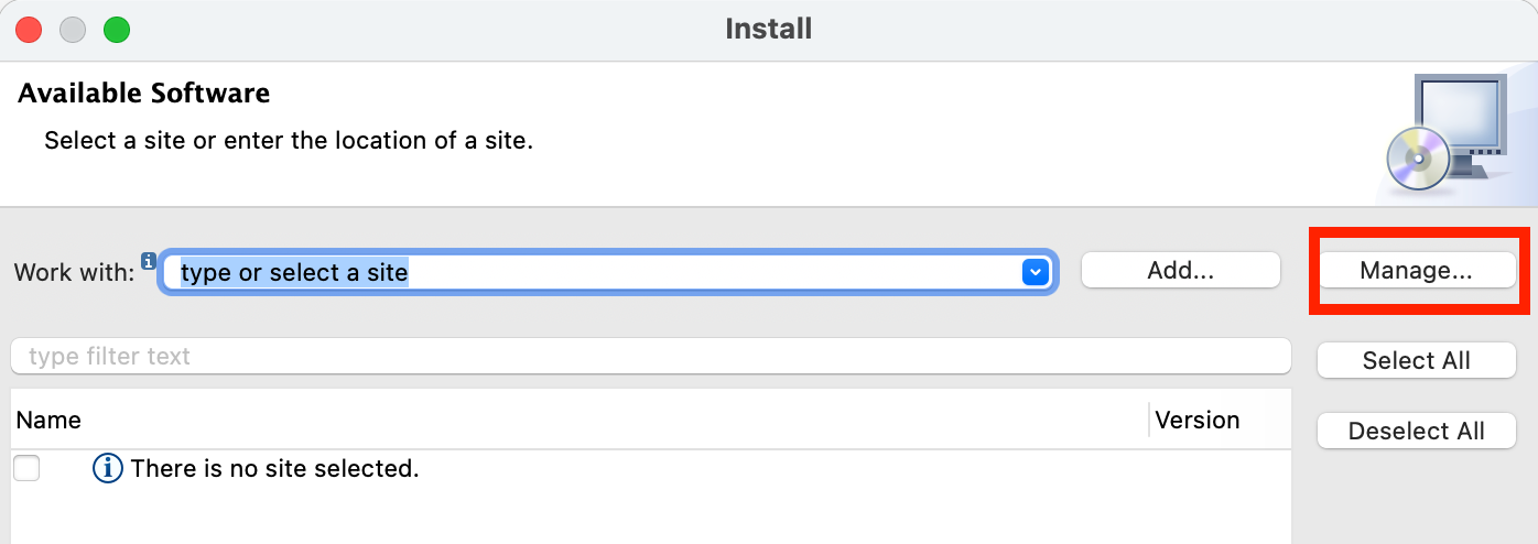 Install New Software