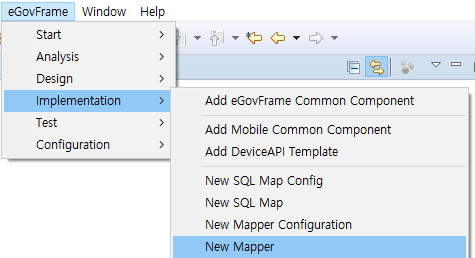 Mapper 파일의 생성방법1