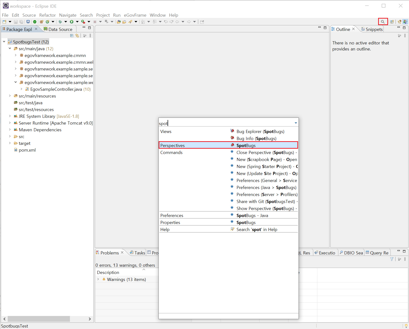 Spotbugs 결과 확인 1