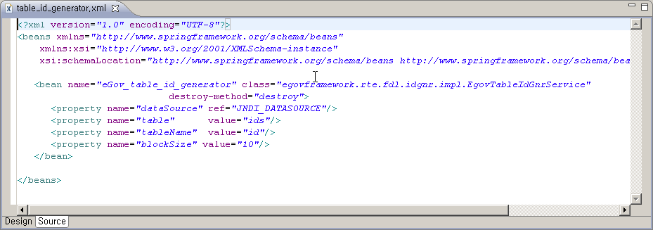 생성된 Configuration 파일 확인